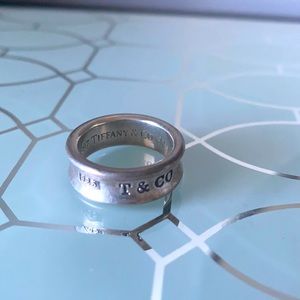 Tiffany & Co. Silver 1837 ring